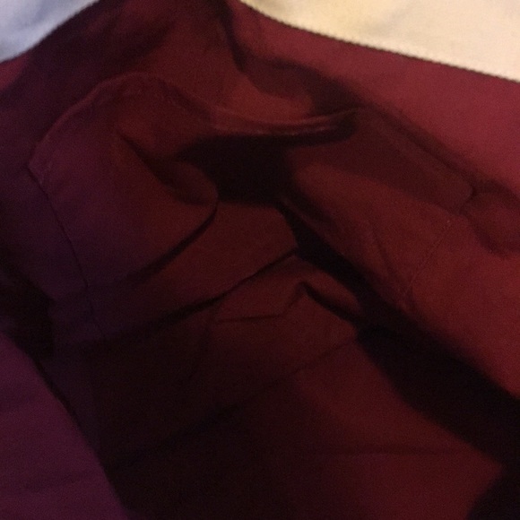 Lined canvas tote-style purse - Picture 3 of 3